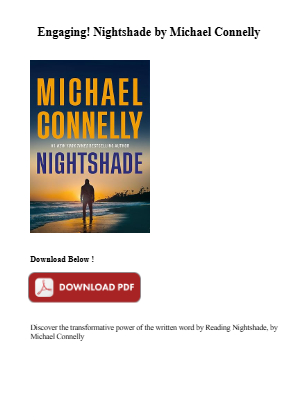 Download Download [DOCS] Nightshade by Michael Connelly for free