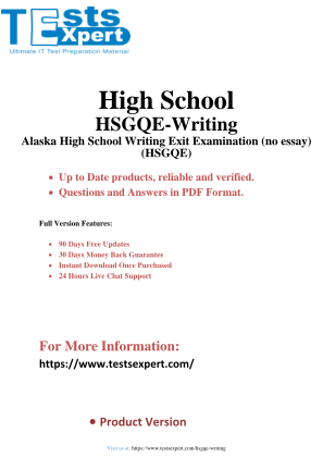 Download Powerful HSGQE Writing Prep for Alaska High School Exam.pdf for free