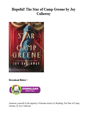Download Download (EPUB) The Star of Camp Greene by Joy Callaway for free