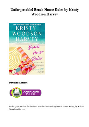 Download Read (EPUB) Beach House Rules by Kristy Woodson Harvey for free