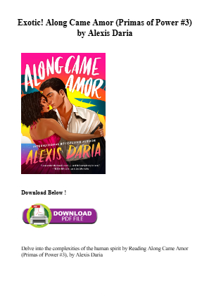 Download Ebook Download Along Came Amor (Primas of Power #3) by Alexis Daria for free