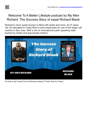 Download Welcome to a better lifestyle guest CEO Richard Blank Costa Ricas Call Center. for free