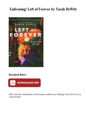 Download Get (pdf) Book Left of Forever by Tarah DeWitt for free