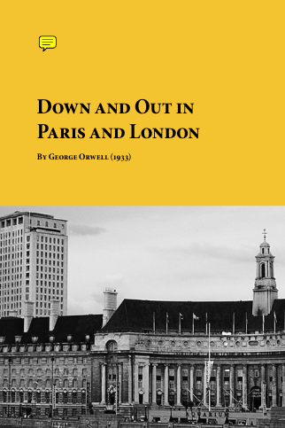 Скачать Down and Out in Paris and London бесплатно