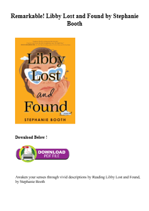 Download Secure Download (EPUB) Libby Lost and Found by Stephanie Booth for free