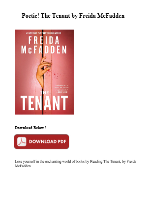 Download Downloadable book The Tenant by Freida McFadden for free