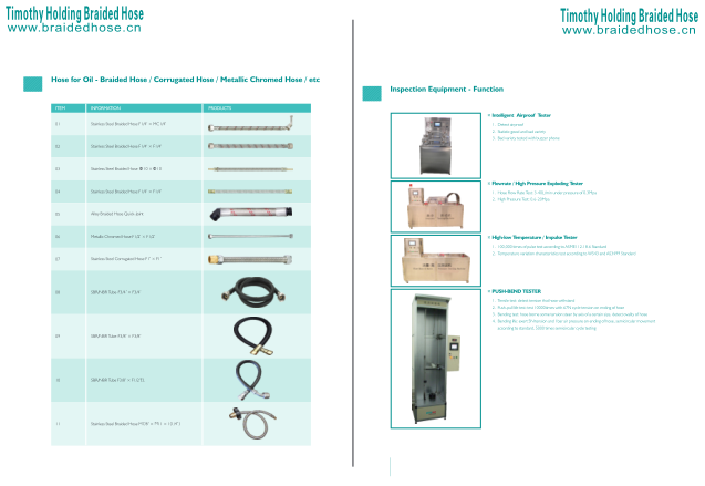 Baixe Flexible Hose For Oil.pdf gratuitamente