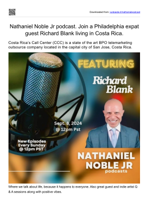 İndir Nathaniel Noble Jr podcast. Join a Philadelphia expat guest Richard Blank living in Costa Rica..pdf ücretsiz