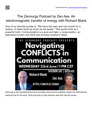 Download The zennurgy podcast guest Richard Blank Costa Ricas Call Center. for free