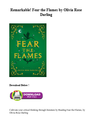 Download Ebook Download Fear the Flames by Olivia Rose Darling for free