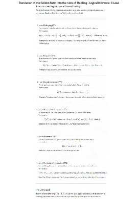 Download Translation of the Golden Ratio into the rules of Thinking - Logical Inference. 6 Laws1.pdf for free