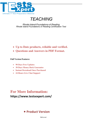 Télécharger Unlock Success on Rhode Island Foundations of Reading Exam.pdf gratuitement