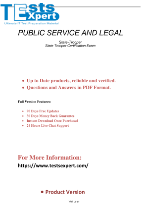 Télécharger Essential Guide to State Trooper Certification Exam Success.pdf gratuitement
