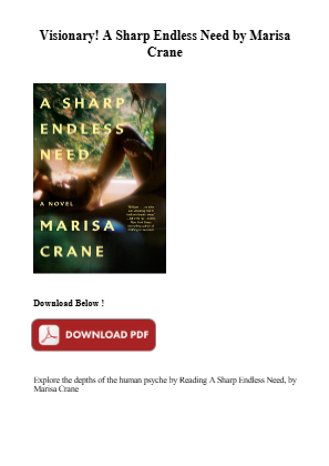 Download Get [Kindle] Book A Sharp Endless Need by Marisa Crane for free