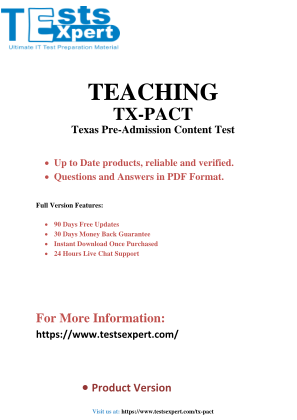 Télécharger Unlock Success with the Texas Pre-Admission Content Test Exam.pdf gratuitement