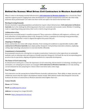 Download Behind the Scenes-What Drives Civil Contractors in Western Australia.pdf for free