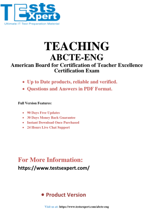 Télécharger Prepare to Pass the ABCTE-ENG Teacher Certification Exam.pdf gratuitement